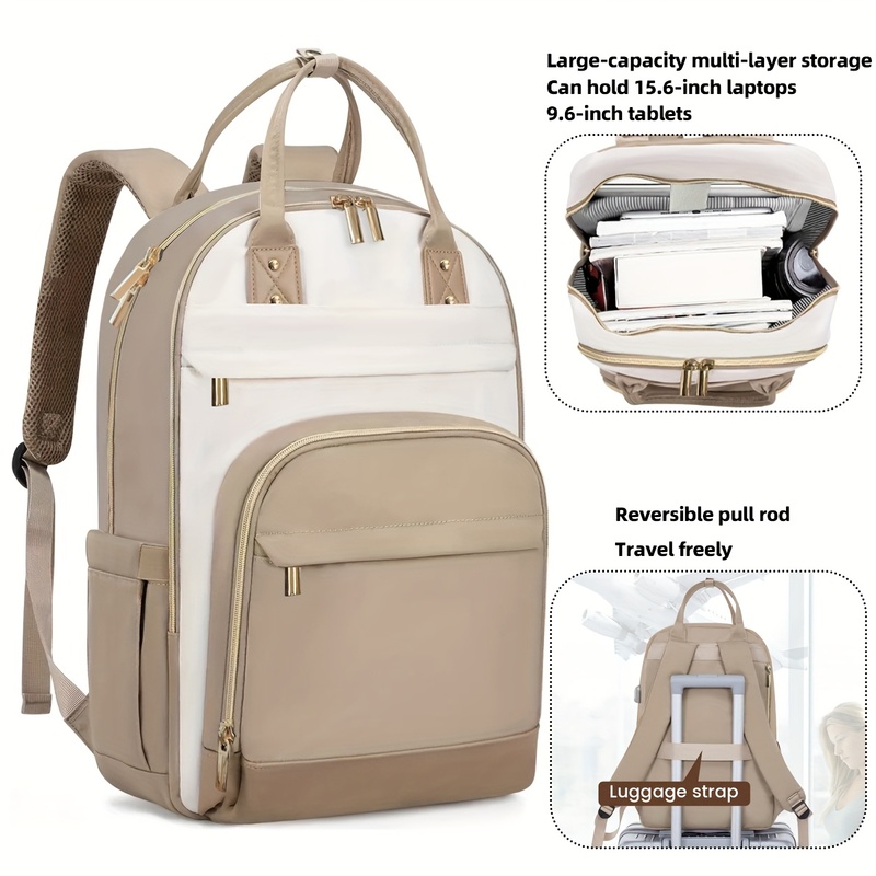 La aerolínea diseña bolsos de  - Canvas Backpack Casual reseña y precio