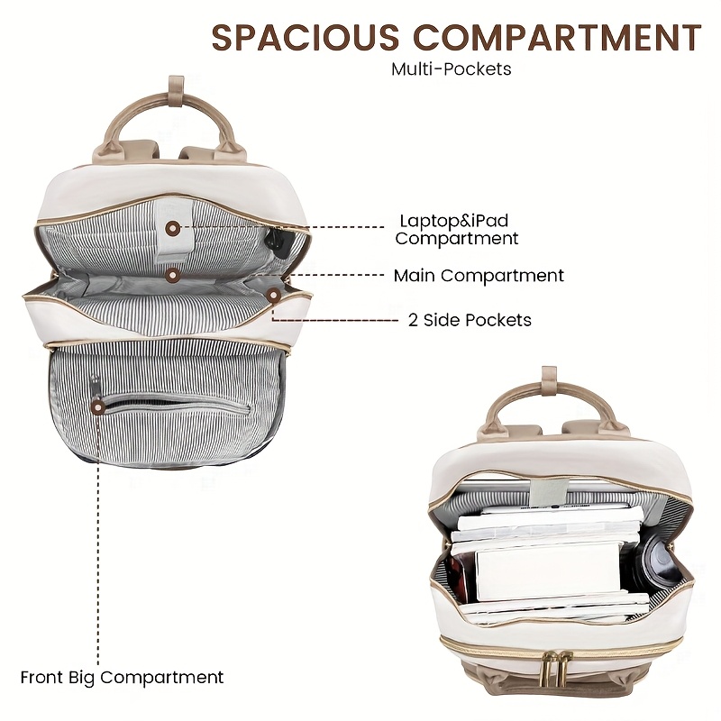 La aerolínea diseña bolsos de  - Canvas Backpack Casual reseña y precio