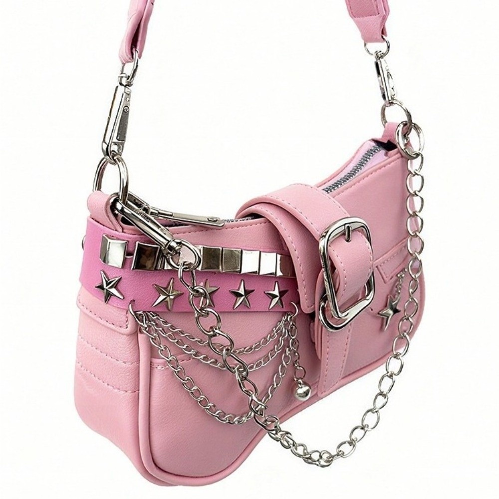 Bolso de hombro Vintage Y2K de - Leather Backpack Vintage reseña y precio