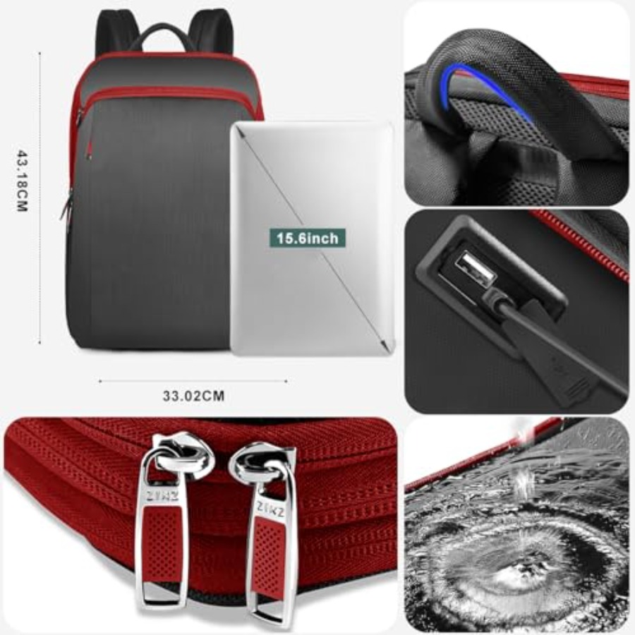 Mochila Delgada y Expandible p - Travel Backpack Anti Theft reseña y precio