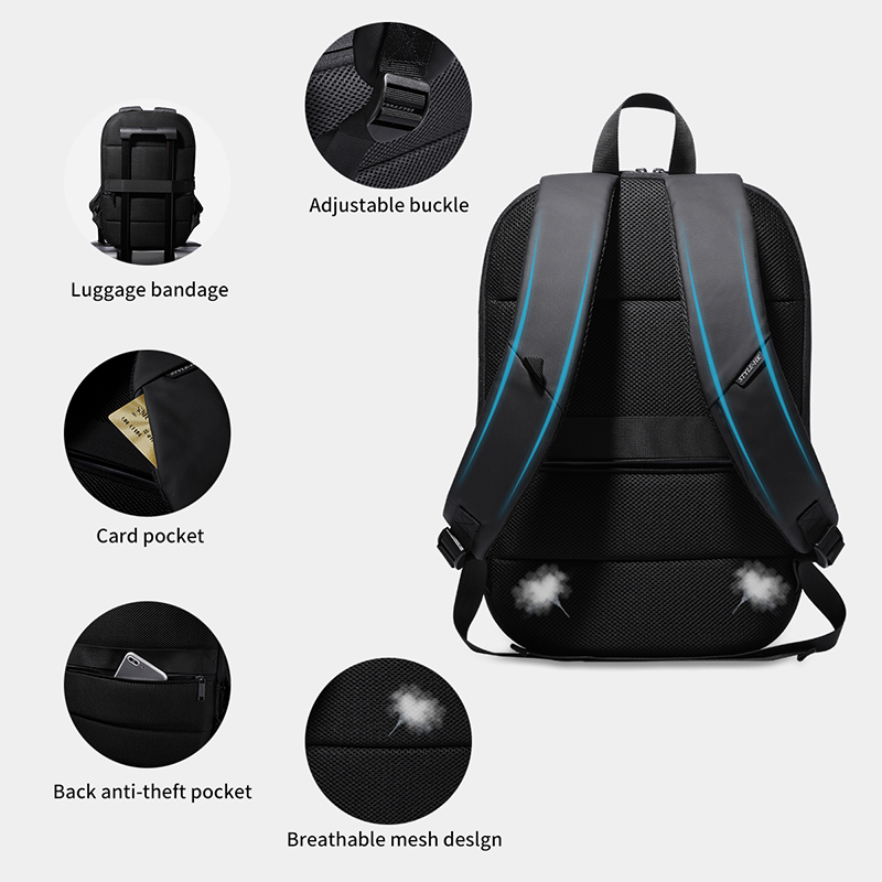 Mochila para ordenador portáti - Travel Backpack Anti Theft reseña y precio