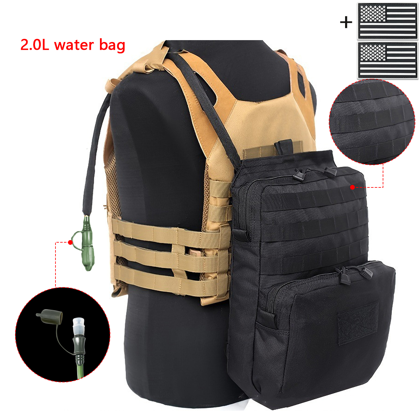 Juego de Bolsas de Agua para C - Hydration Pack Outdoor reseña y precio