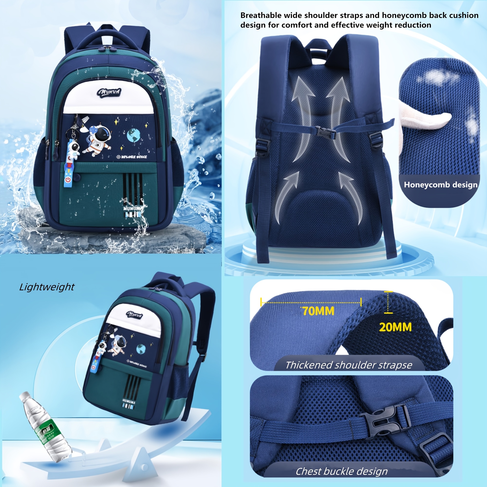 Nueva Mochila de Astronauta co - School Backpack Teen reseña y precio