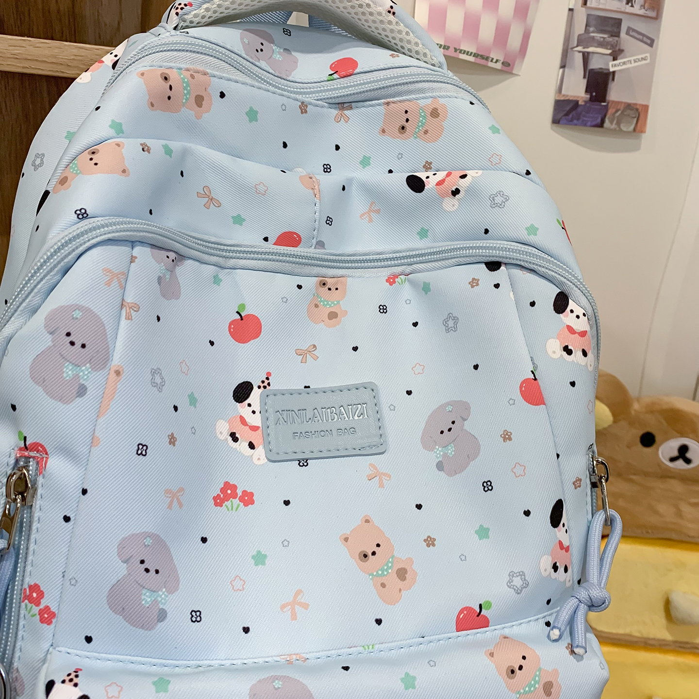 Mochila con estampado de anima - School Backpack Teen reseña y precio