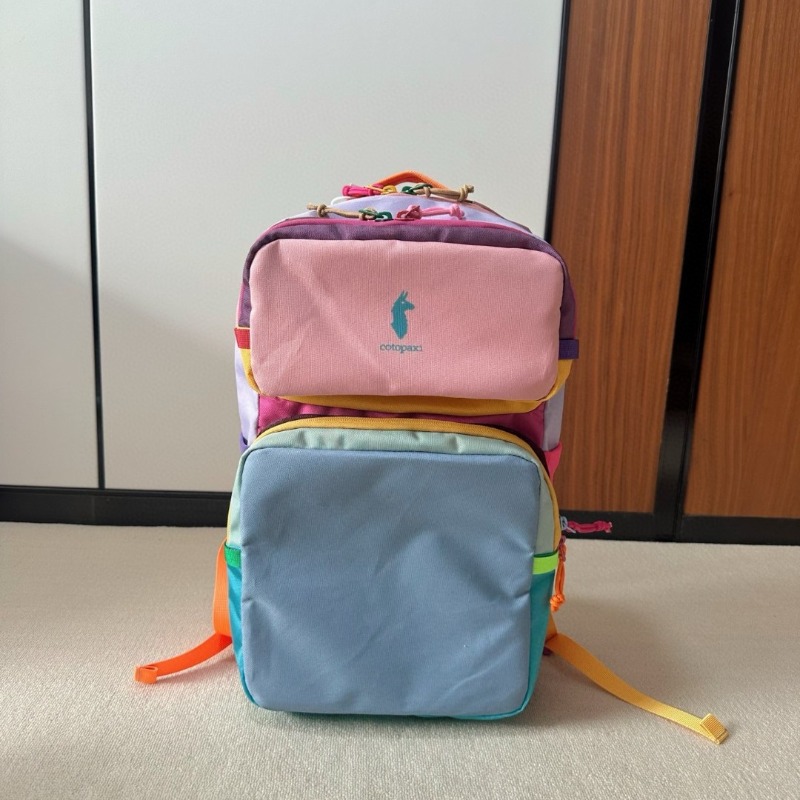 Mochila Color Block Dopamine,  - Canvas Backpack Casual reseña y precio