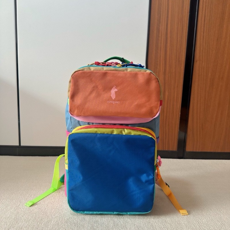 Mochila Color Block Dopamine,  - Canvas Backpack Casual reseña y precio