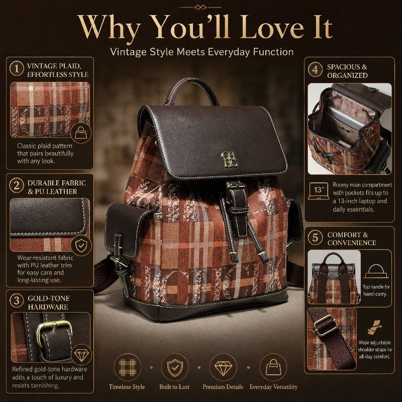 Mochila CHHC de Moda con Bloqu - Fashion Backpack Women reseña y precio