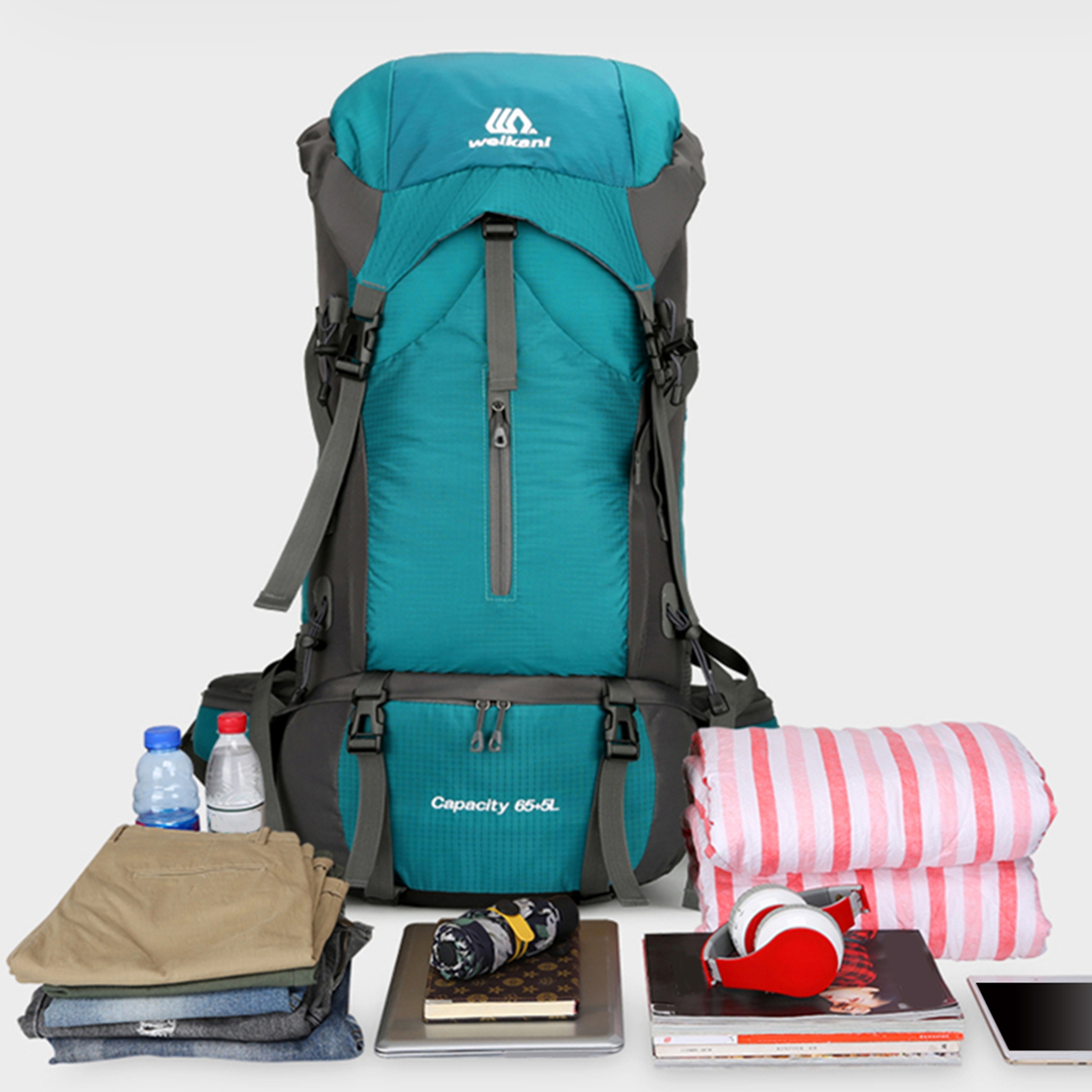 Mochila extra grande de 70L pa - Rain Cover Backpack reseña y precio