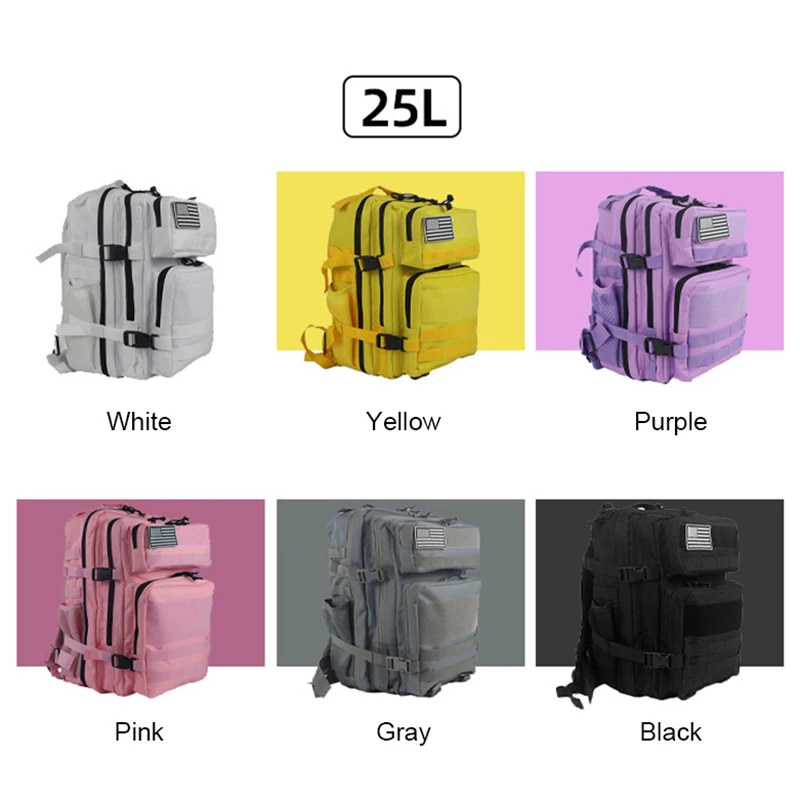 Mochila táctica 25L/45L 3P par - Rucksack Military Style reseña y precio