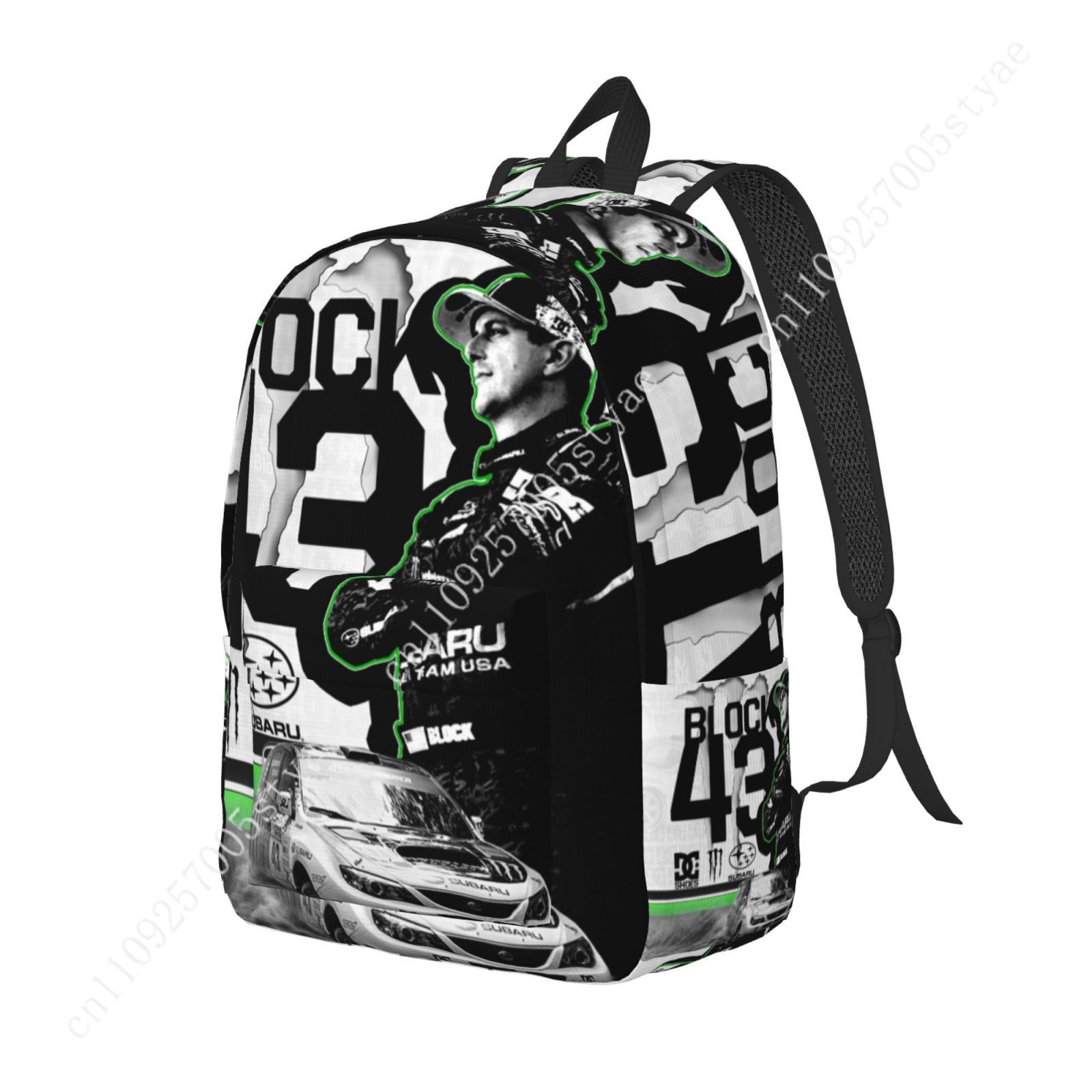 Ken Block 43 Mochila ligera de - Canvas Backpack Casual reseña y precio
