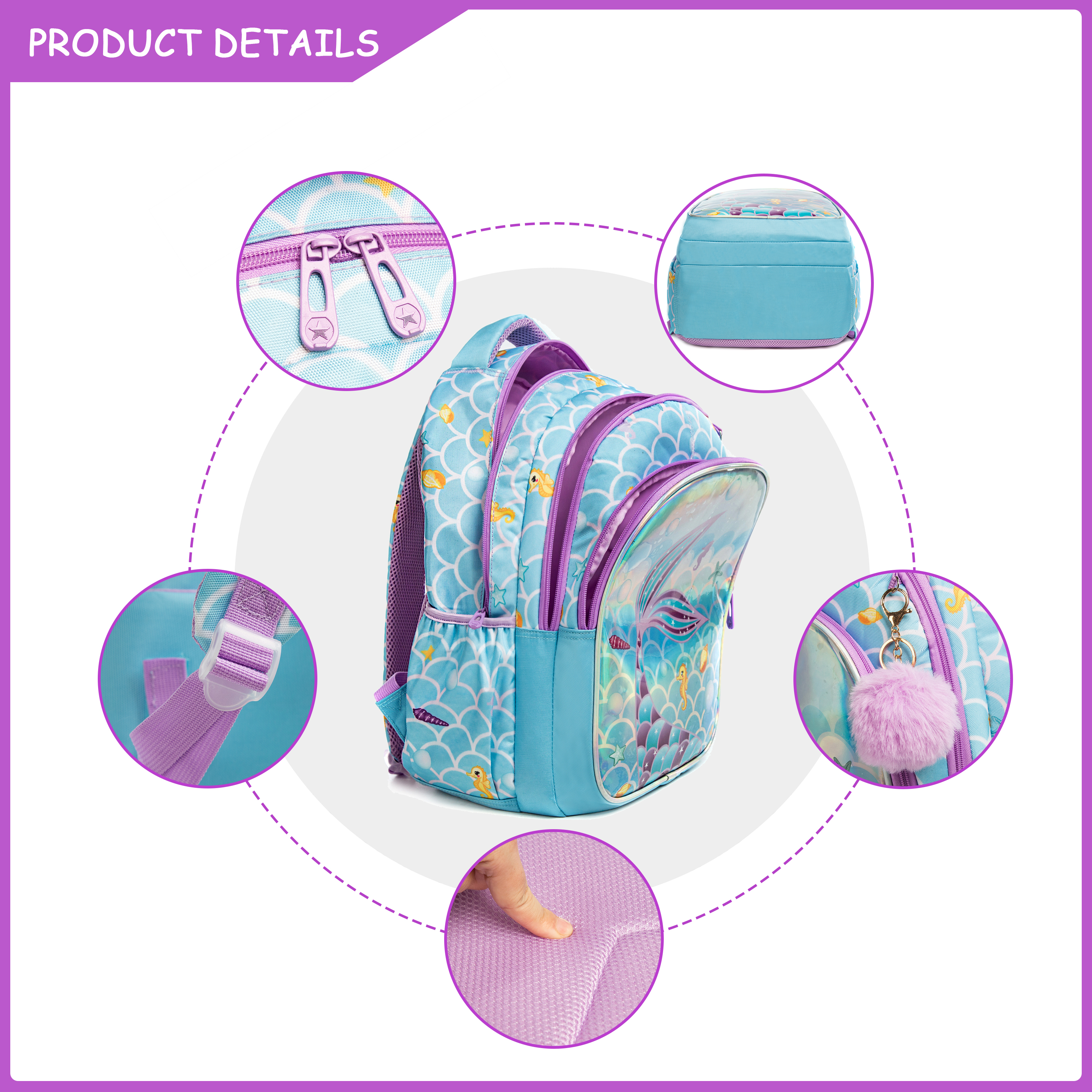 Meetbelify Lindas mochilas de  - School Backpack Teen reseña y precio