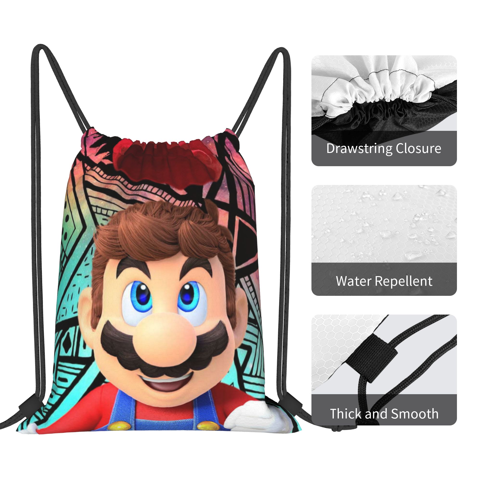Bolsa con cordón personalizada - Drawstring Gym Bag reseña y precio