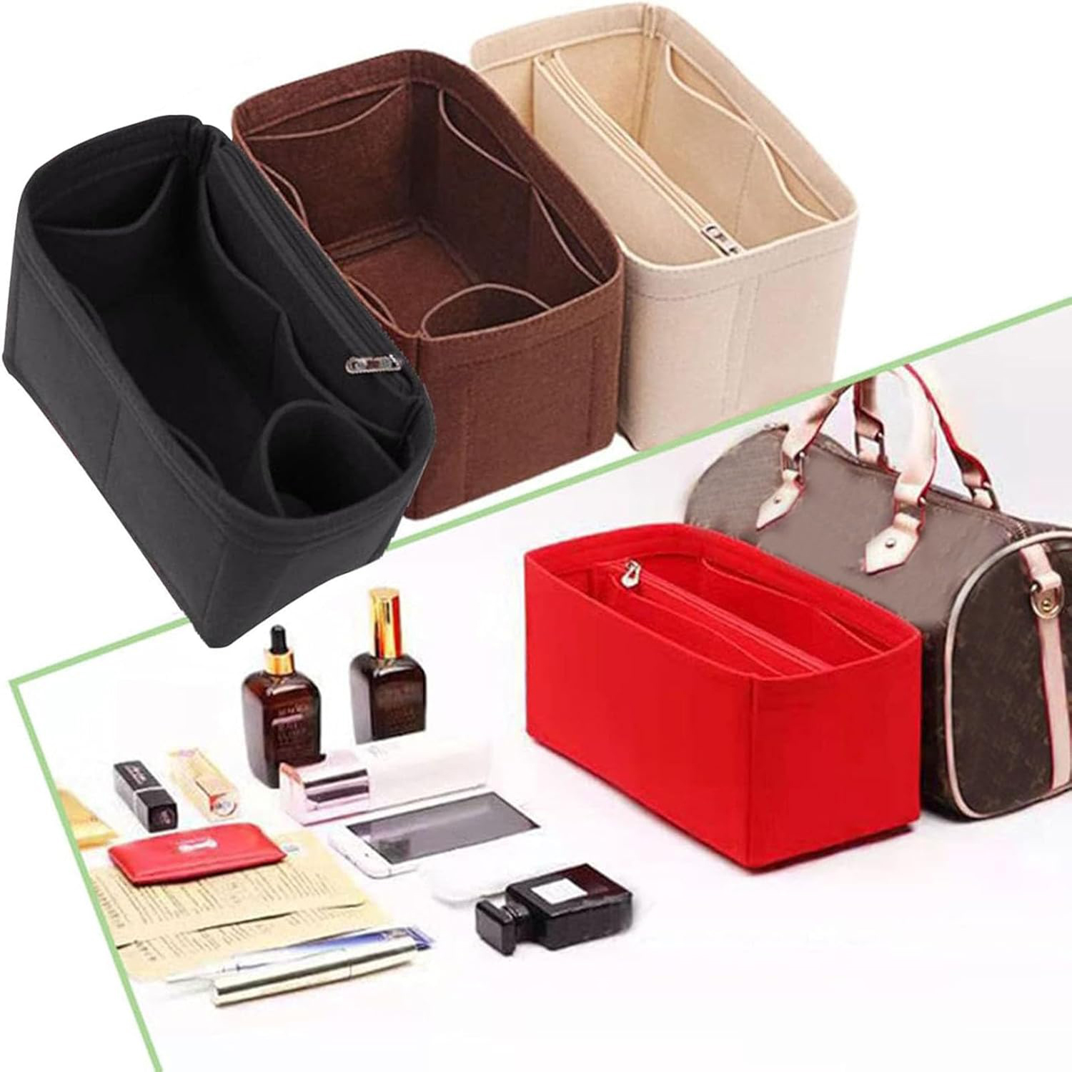 Insertos de monedero para inse - Backpack Insert Organizer reseña y precio