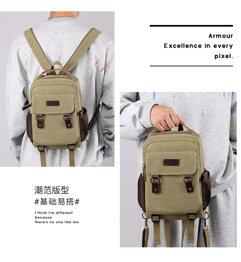 Nuevo bolso de lona para el pe - Canvas Backpack Casual reseña y precio