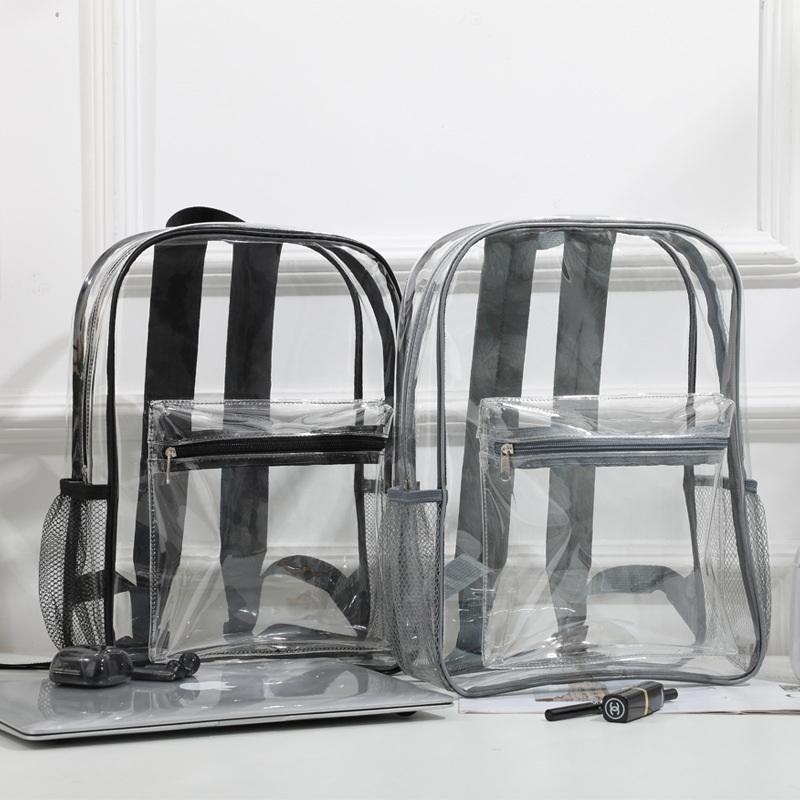 Mochila transparente de PVC pa - Canvas Backpack Casual reseña y precio