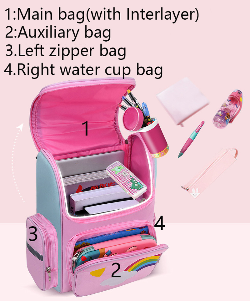 Mochila infantil para niña, mo - School Backpack Teen reseña y precio