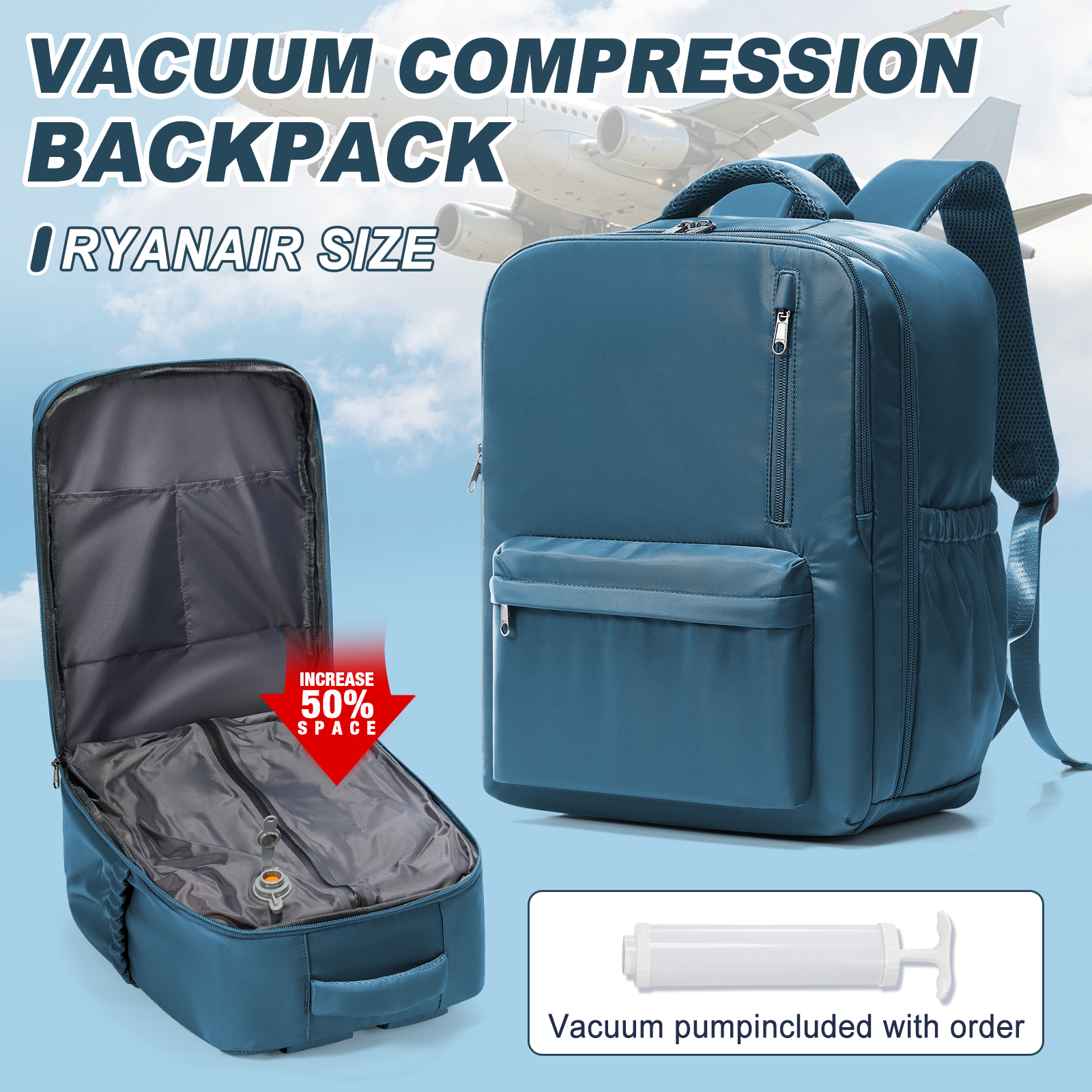 Mochila de viaje Ryanair Hand  - Canvas Backpack Casual reseña y precio