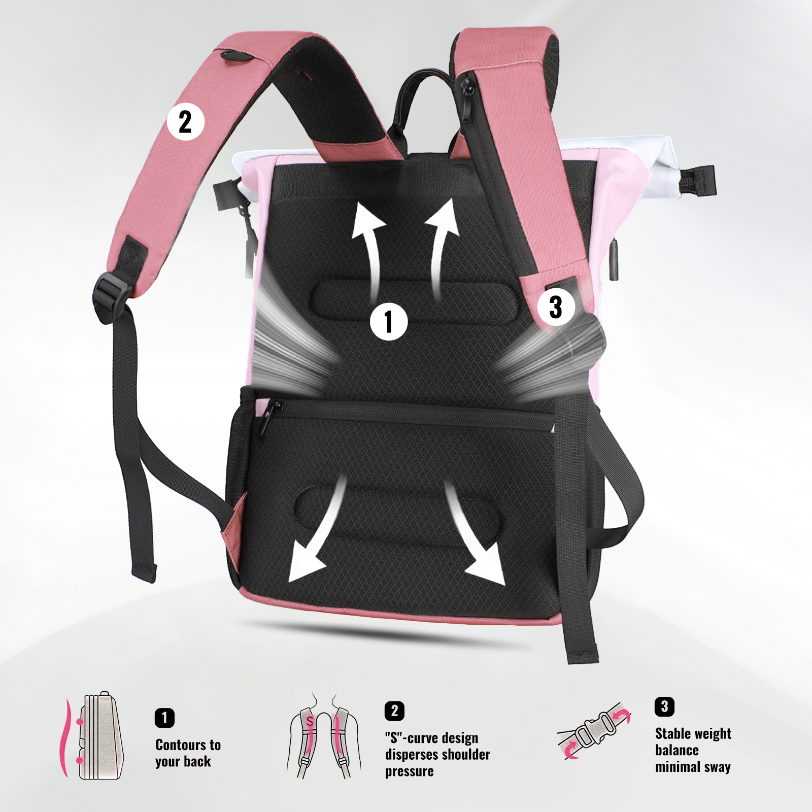 Mochila de Viaje Casual Heroic - Travel Backpack Anti Theft reseña y precio