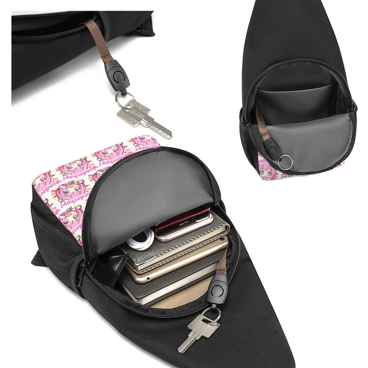 Emu Otori Wonderhoy Stamp Ches - Sling Backpack Shoulder reseña y precio