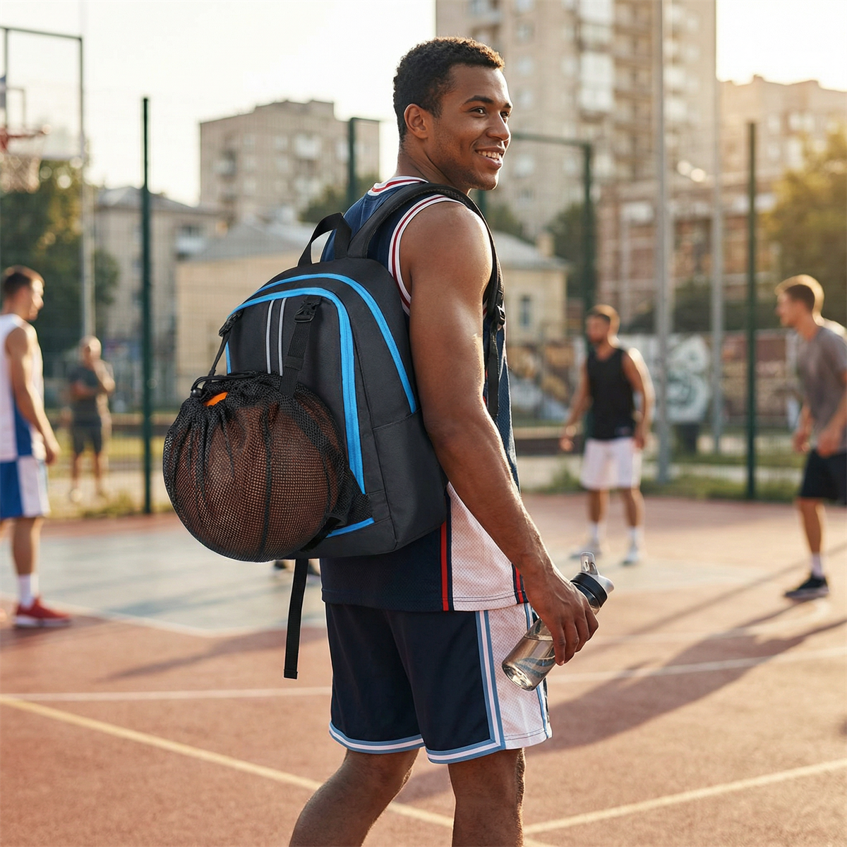 Bolsa de Baloncesto, Bolsa de  - Drawstring Gym Bag reseña y precio