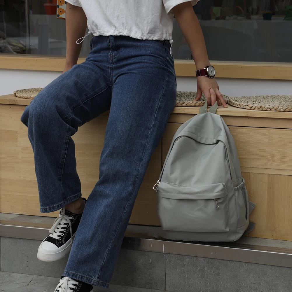 Mochila Preppy de nailon de co - School Backpack Teen reseña y precio